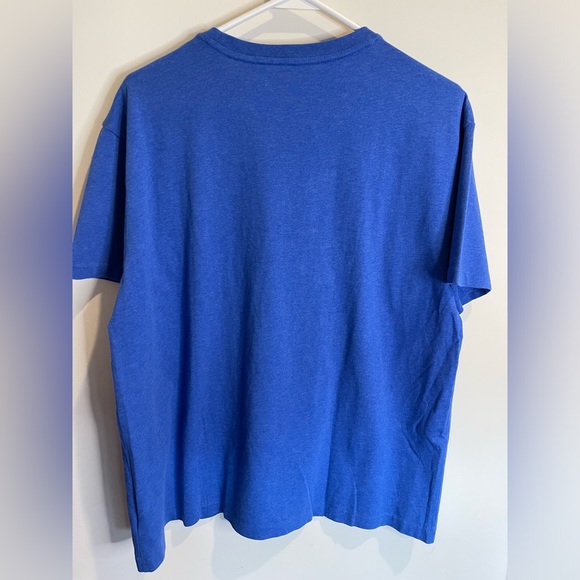 Polo Ralph Lauren Classic Fit Blue Short Sleeve Crewneck Pocket Shirt Men Large - Picture 6 of 7